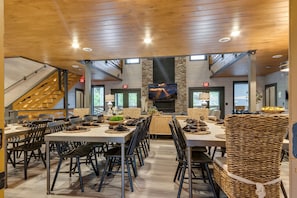 Dining - Luxury 10BR Cabin w/ Indoor Pool, Theater, Game Room Sleeps 42! (Gatlinburg)