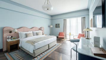 Heritage Grand King | Peralatan tempat tidur premium, bar mini, peti besi dalam bilik