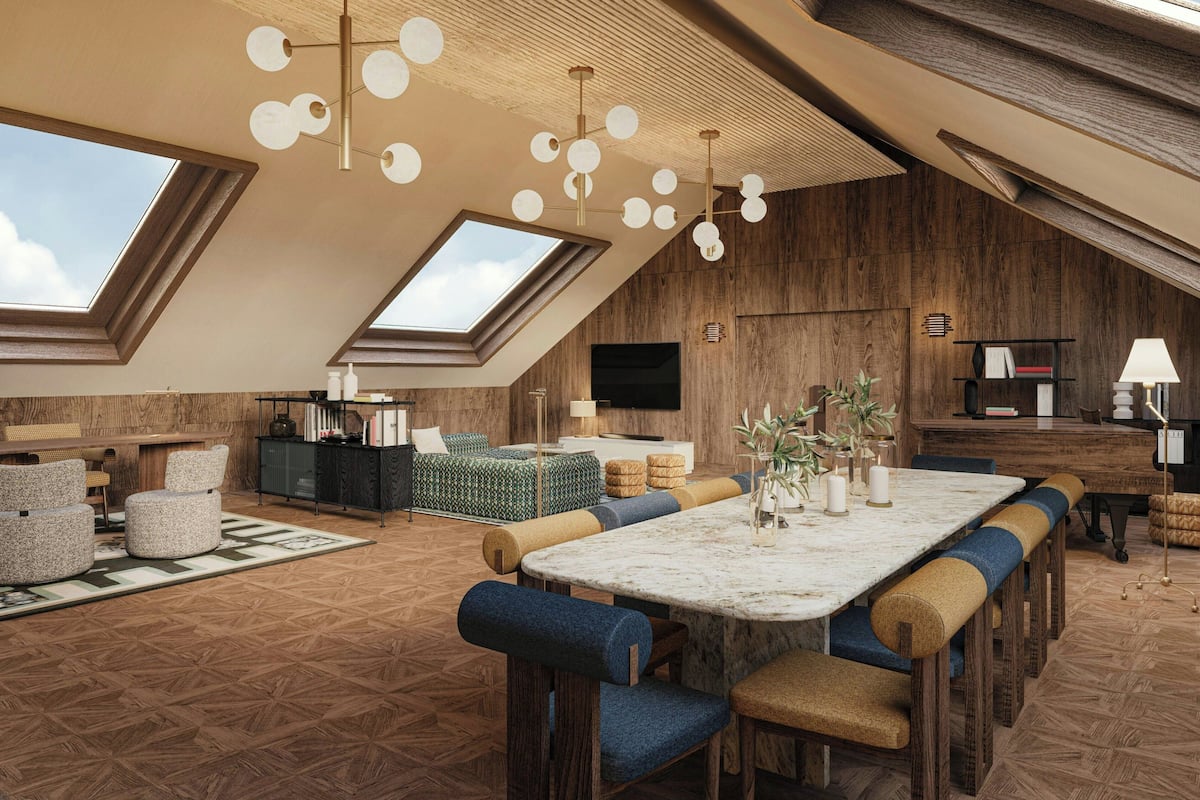 Chapel Loft | Premium bedding, minibar, in-room safe, individually decorated