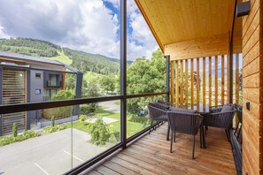 Terrace/patio - Penthouse # 1b with sauna & outdoor bathtub (St. Georgen am Kreischberg)
