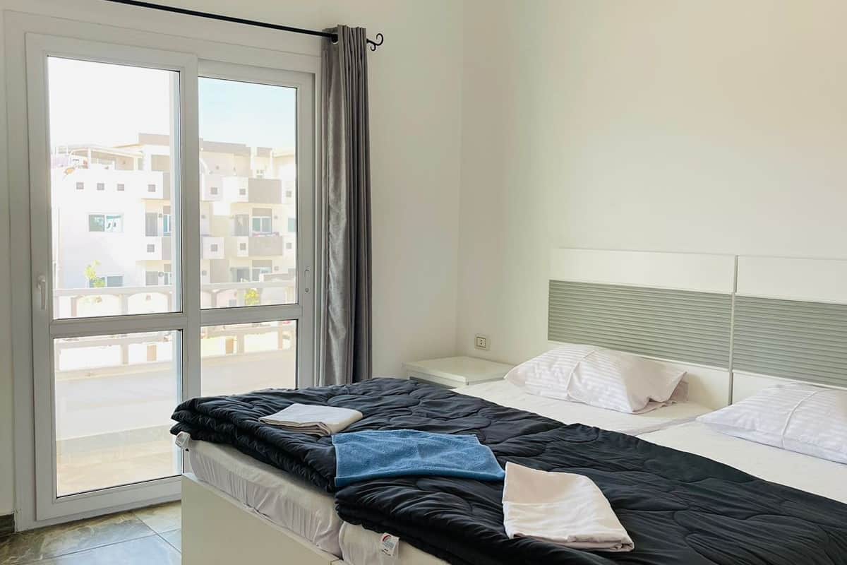 Elite appartement | 1 slaapkamer, lakens van Egyptisch katoen, luxe beddengoed, een minibar