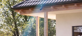 Charming countryside cottage and garden near forest