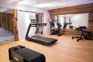 Opciones de fitness en la habitación