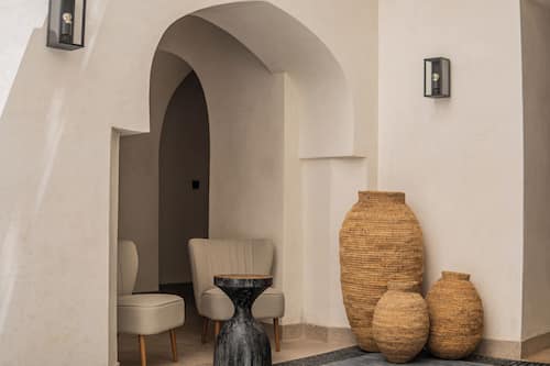 Sala de estar en el lobby