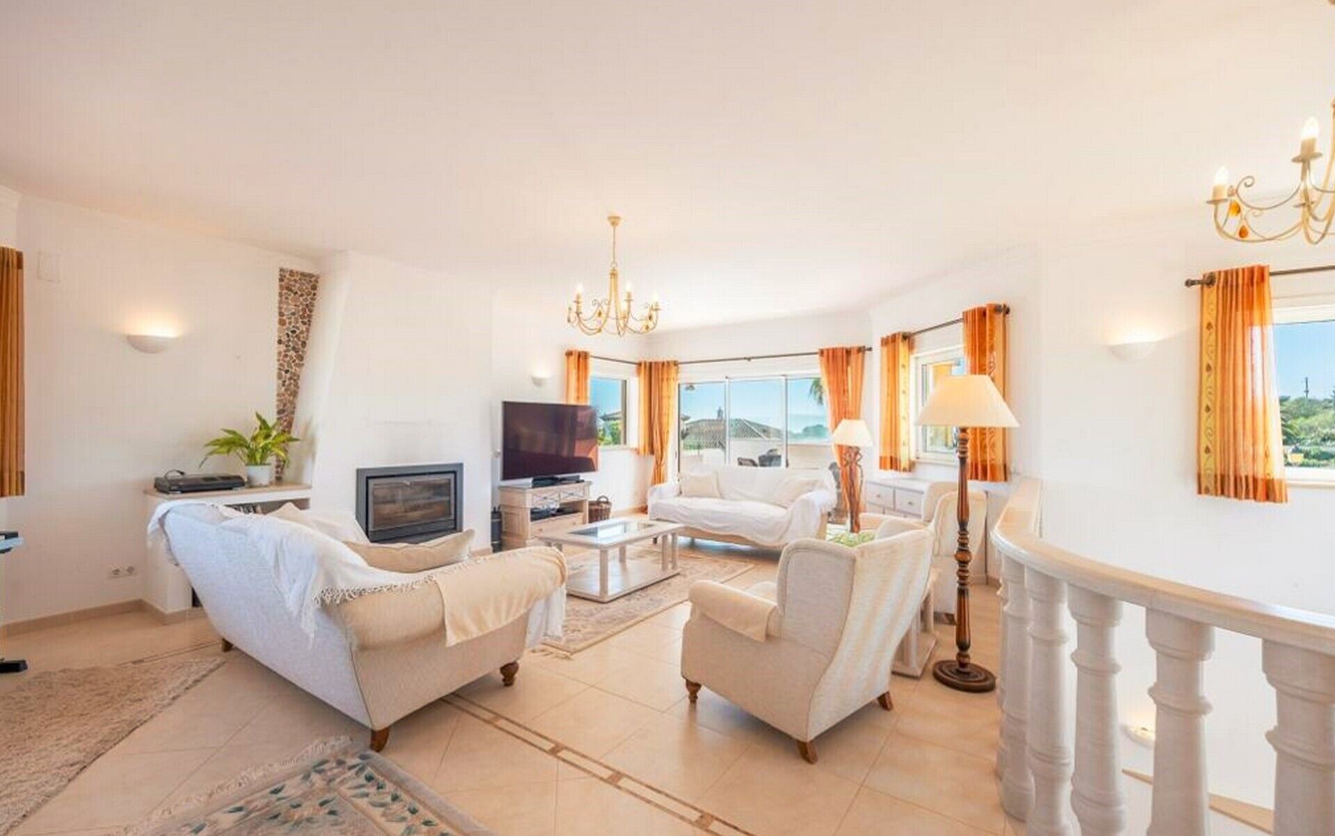 House, Multiple Beds | Living area | Fireplace