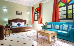Studio Suite | Blackout drapes, iron/ironing board, bed sheets - Hotel Riad Qodwa (Sidi Abdallah Ghiat)
