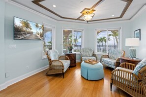 House, 5 Bedrooms | Living area - Aloha Baby- 5 Bedroom Luxury Pool Home! 5 Home by RedAwning (Captiva)