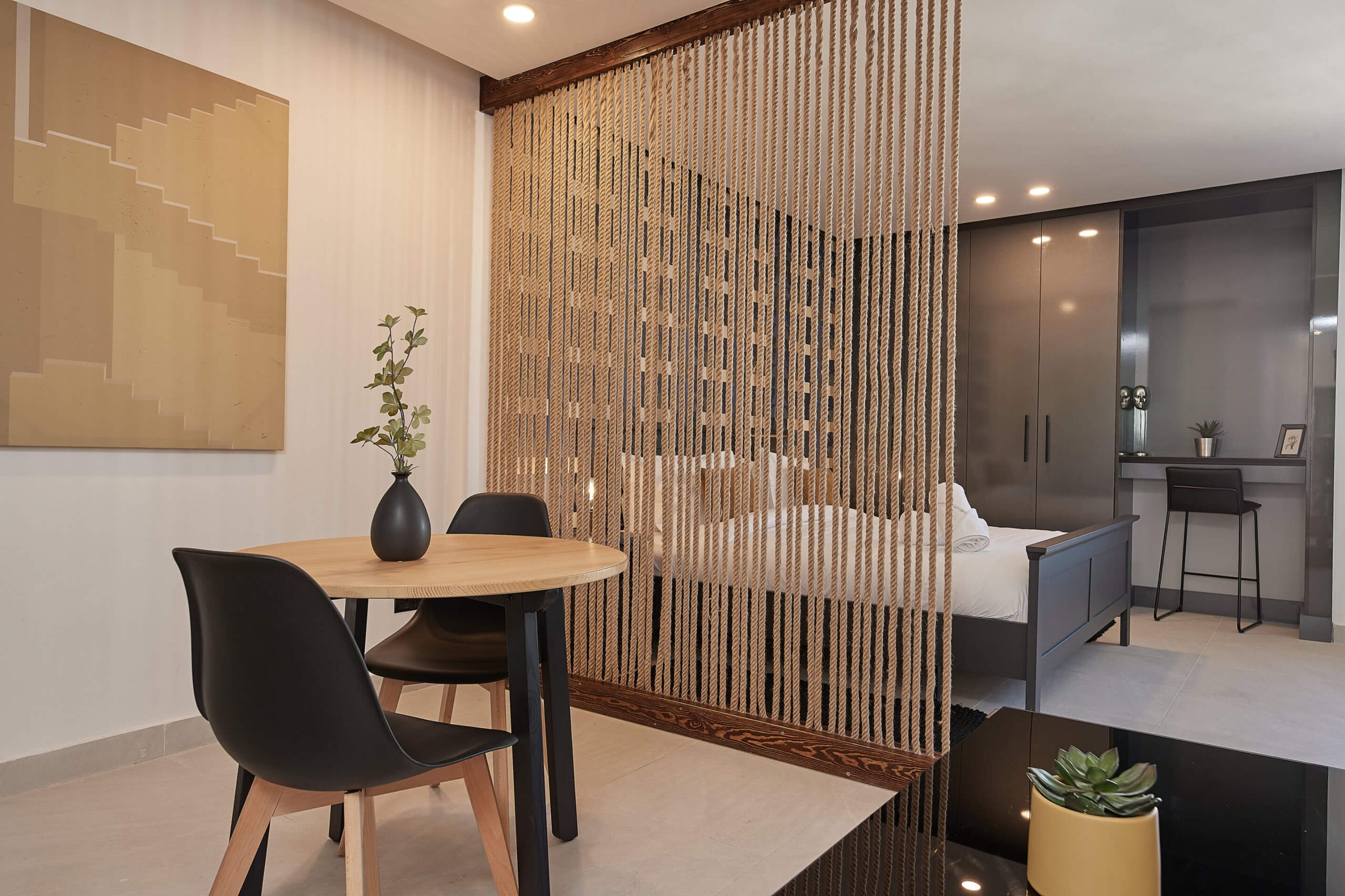 Suite Panoramique | 1 chambre, literie de qualité supérieure, surmatelas, bureau