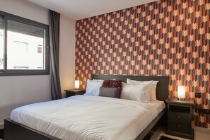 Appartement Confort | 1 chambre, literie de qualité supérieure, surmatelas, bureau