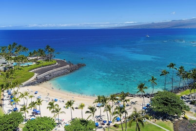 Palm Villas at the Mauna Lani Resort, #F-2: Beautiful Ground Floor unit, AC!