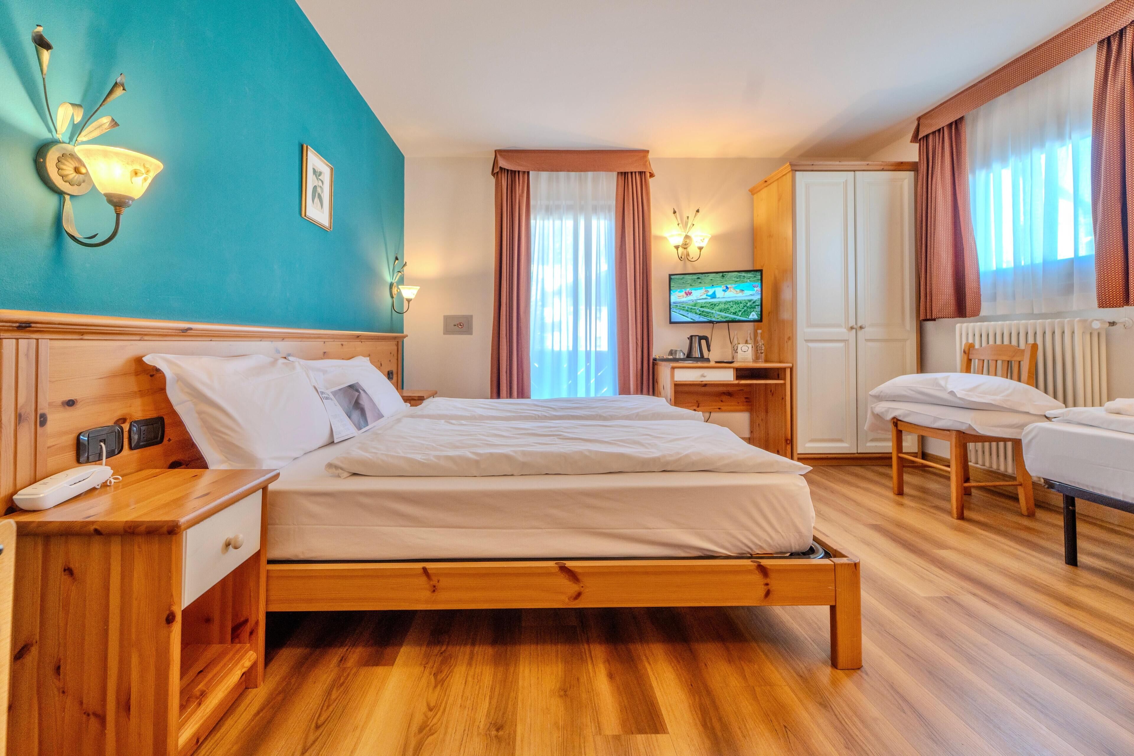 Dreibettzimmer, Balkon