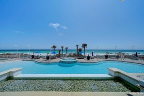 Una piscina climatizada