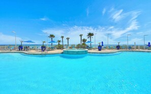 A heated pool - FREE Golf+Tix! Boardwalk Beachfront 1007 Beautifully Updated w/Heated Pool! (Panama City Beach)