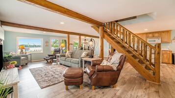 TV connectée, cheminée