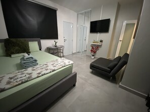 1 Schlafzimmer, Bügeleisen/Bügelbrett, kostenloses WLAN, Bettwäsche