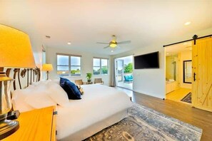 4 bedrooms, travel cot, WiFi, bed sheets - Oceanside Oasis: Fire Mountain Retreat (Oceanside)