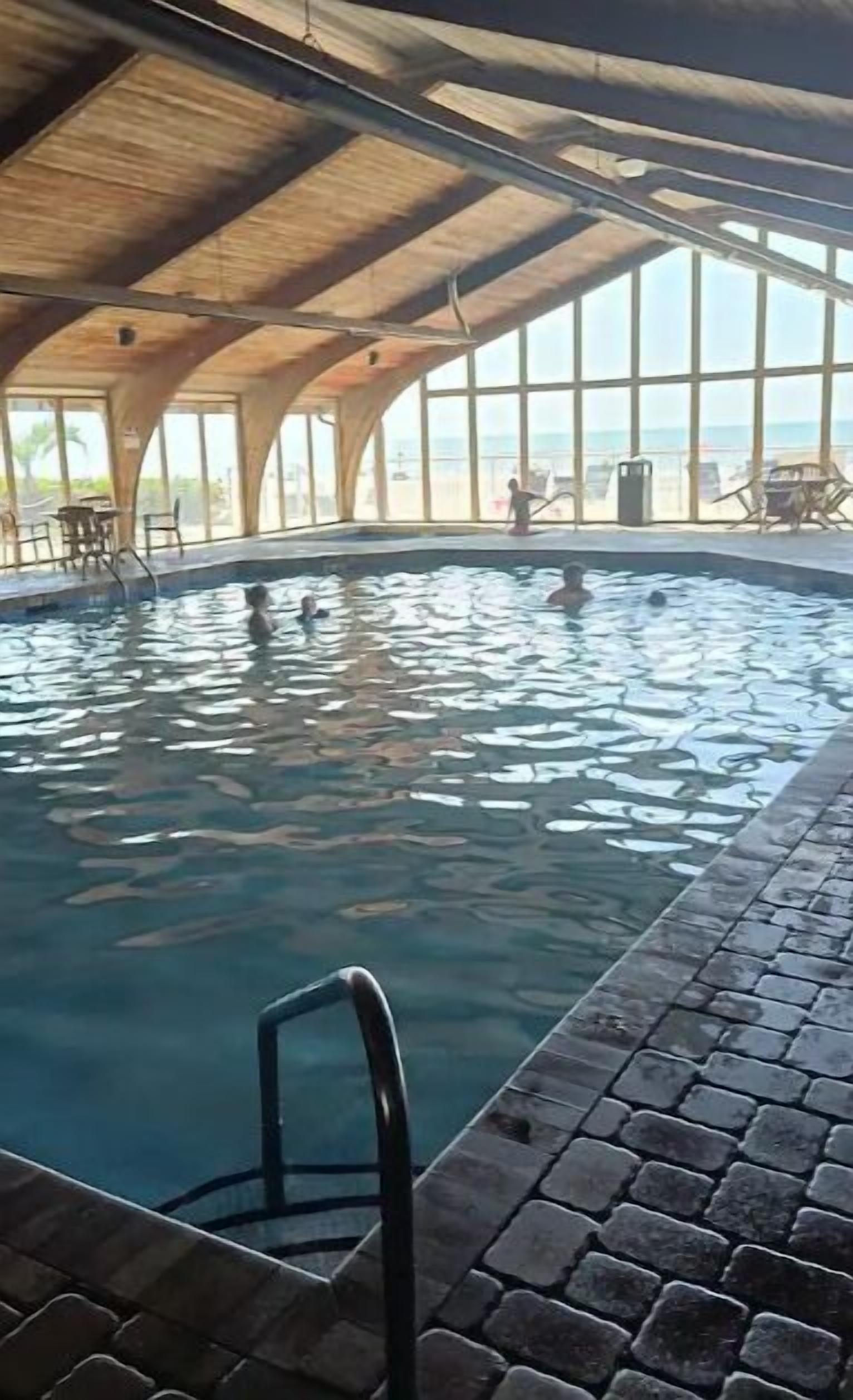 Indoor pool, outdoor pool