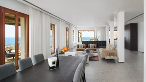 Signature Villa | Living area - Luxury Villa over the Cliffs by FeelHome (Hefer Valley)