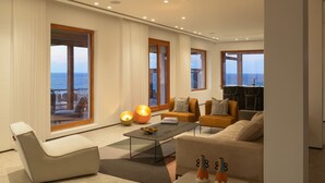 Signature Villa | Living area - Luxury Villa over the Cliffs by FeelHome (Hefer Valley)