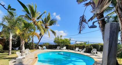 Bungalow Eco-responsable Dans Jardin Tropical