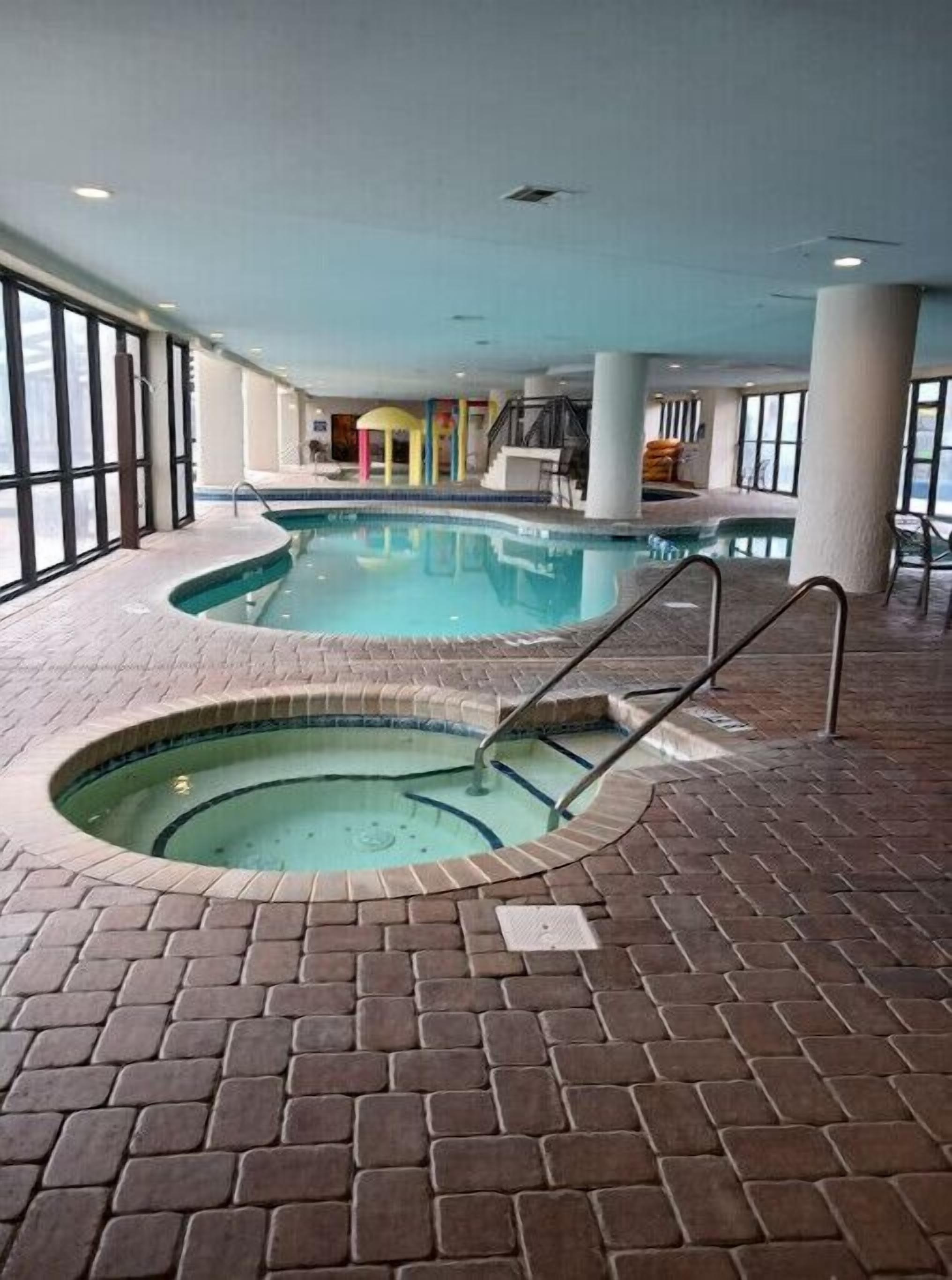 Indoor pool, outdoor pool