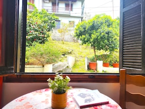 Basic Double Room, Non Smoking, Garden View | Garden view - YALLA HOTEL CHOREFTO (Zagora-Mouresi)