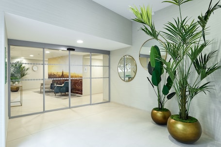 Interior entrance