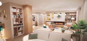 Télévision LED de 40 pouces avec chaînes numériques, télévision