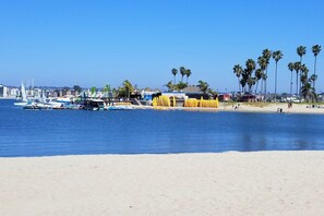On the beach