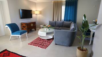 Smart TV de 43 pulgadas con canales por satélite, una televisión