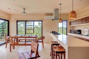 Fridge, microwave, stovetop, coffee/tea maker - Jungle PH private rooftop w plunge pool & cenotes (Tulum)