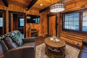 TV, DVD player, books