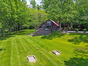 Exterior - Lake Front Cabin with Private Dock, Hot tub and Fire Pit (Topton)