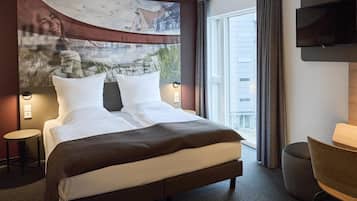 Double Room | Desk, laptop workspace, free WiFi, bed sheets