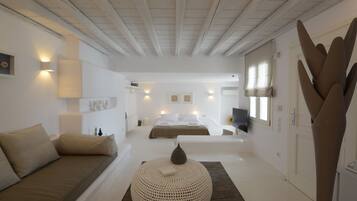 1 dormitorio, tabla de planchar con plancha, wifi y ropa de cama