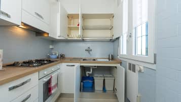 Appartement | Cuisine privée | Grand réfrigérateur, four, plaque de cuisson