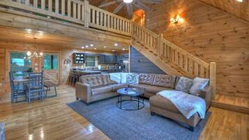 TV, fireplace, offices