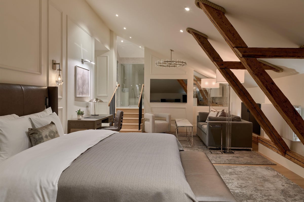 Suite, 1 King Bed (Loft, Spa) | Premium bedding, down comforters, minibar, in-room safe