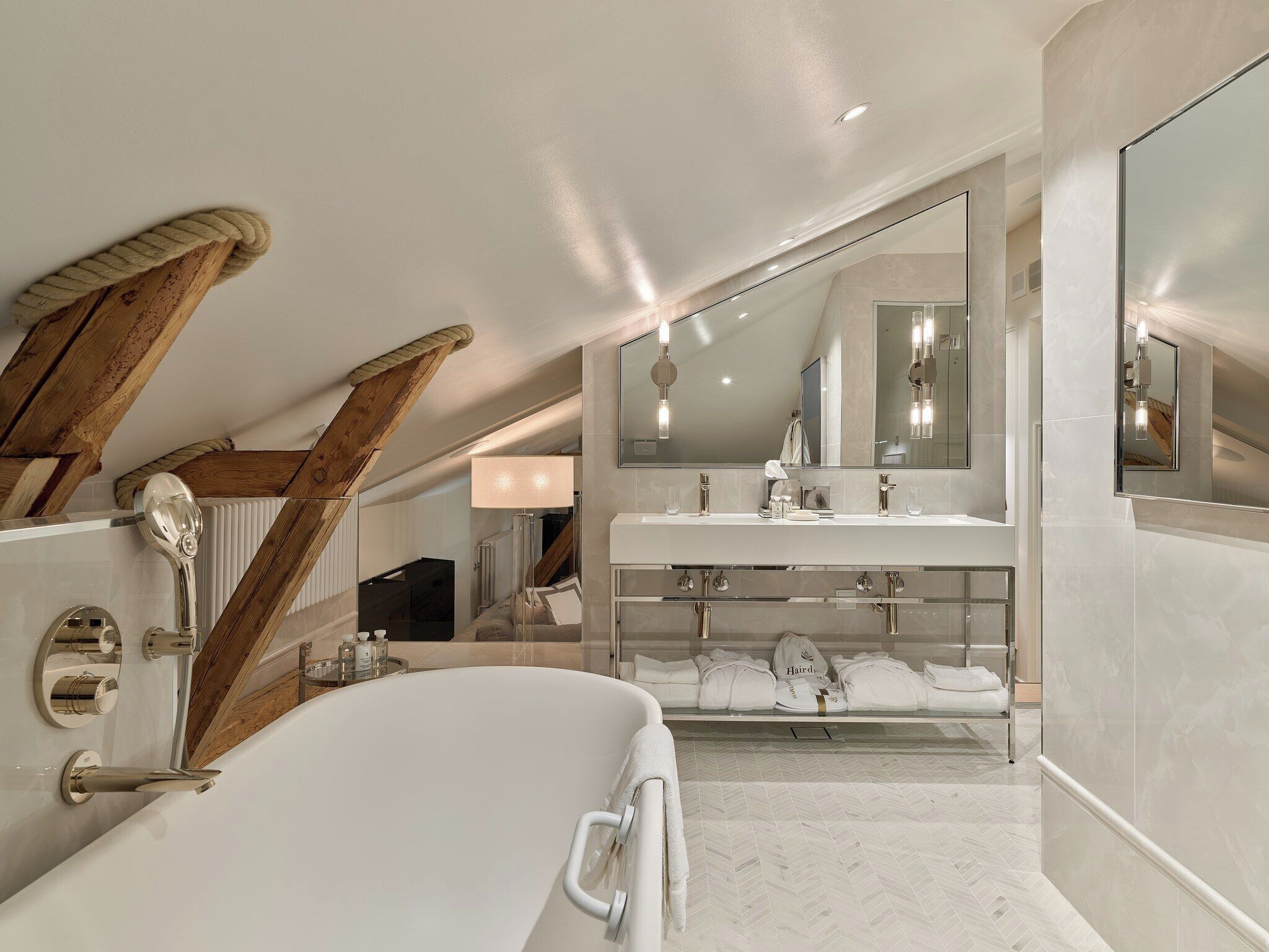 Suite, 1 King Bed (Loft, Spa) | Bathroom