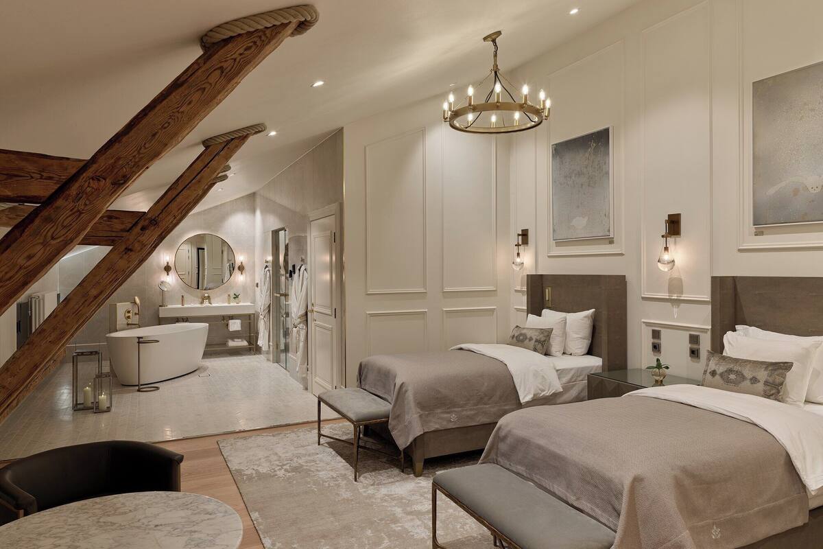 Junior Suite, 2 Twin Beds (Spa) | Premium bedding, down comforters, minibar, in-room safe