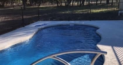 Quiet home on a large lot with a pool and pet friendly