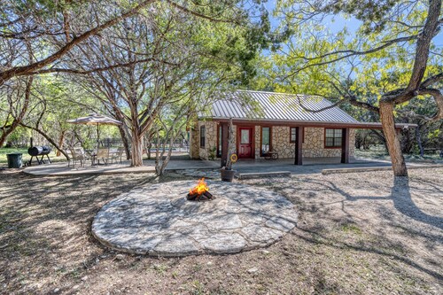 Smaller home in the Cypress Bend subdivision one block from the river.