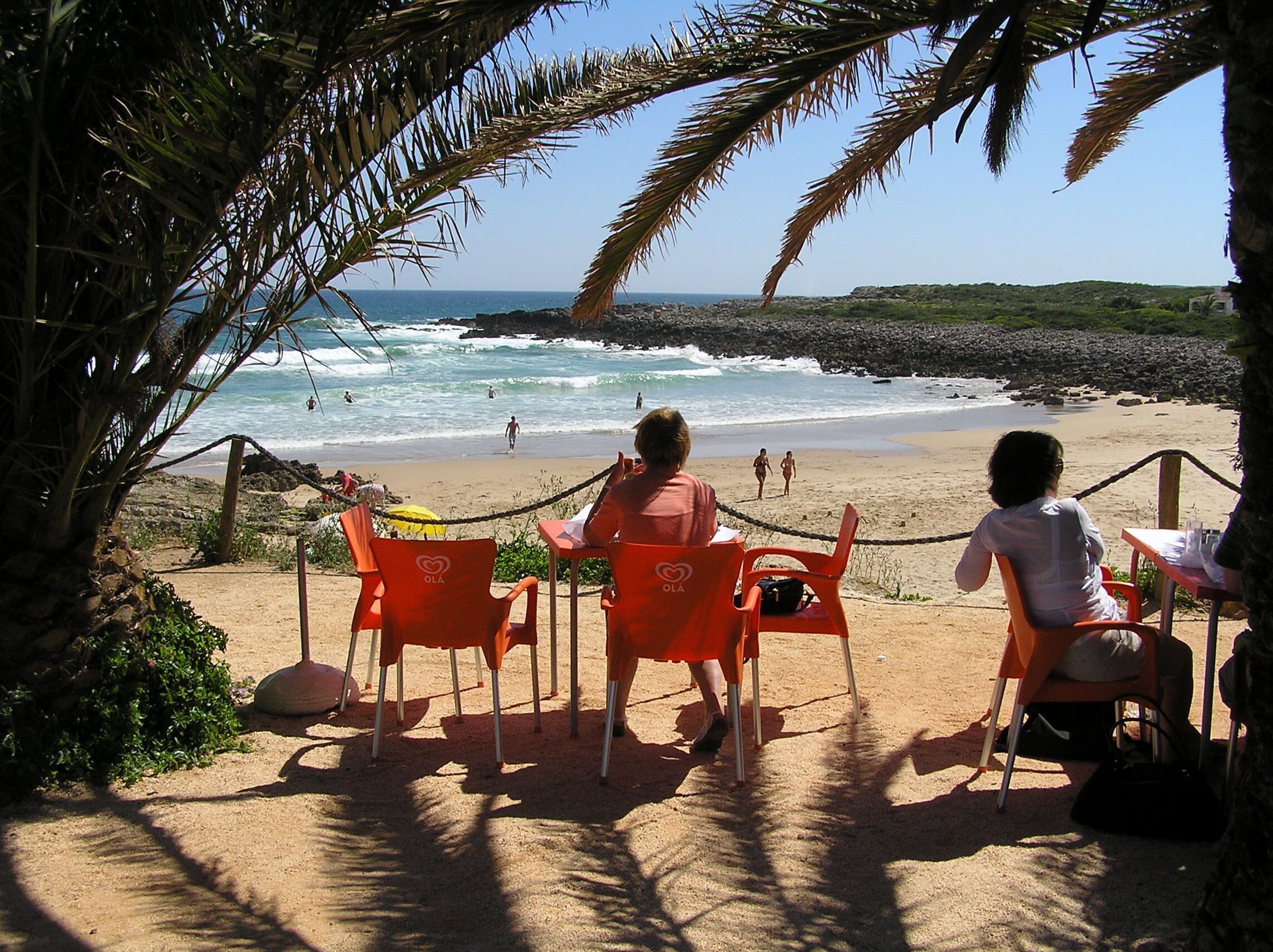 Sun loungers, beach towels