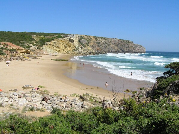 Liegestühle, Strandtücher