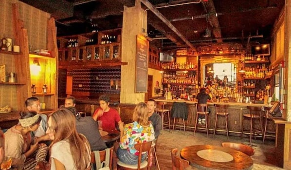 Enjoy a casual dining experience in our bar with a wide selection of beverages and comfortable seating options.