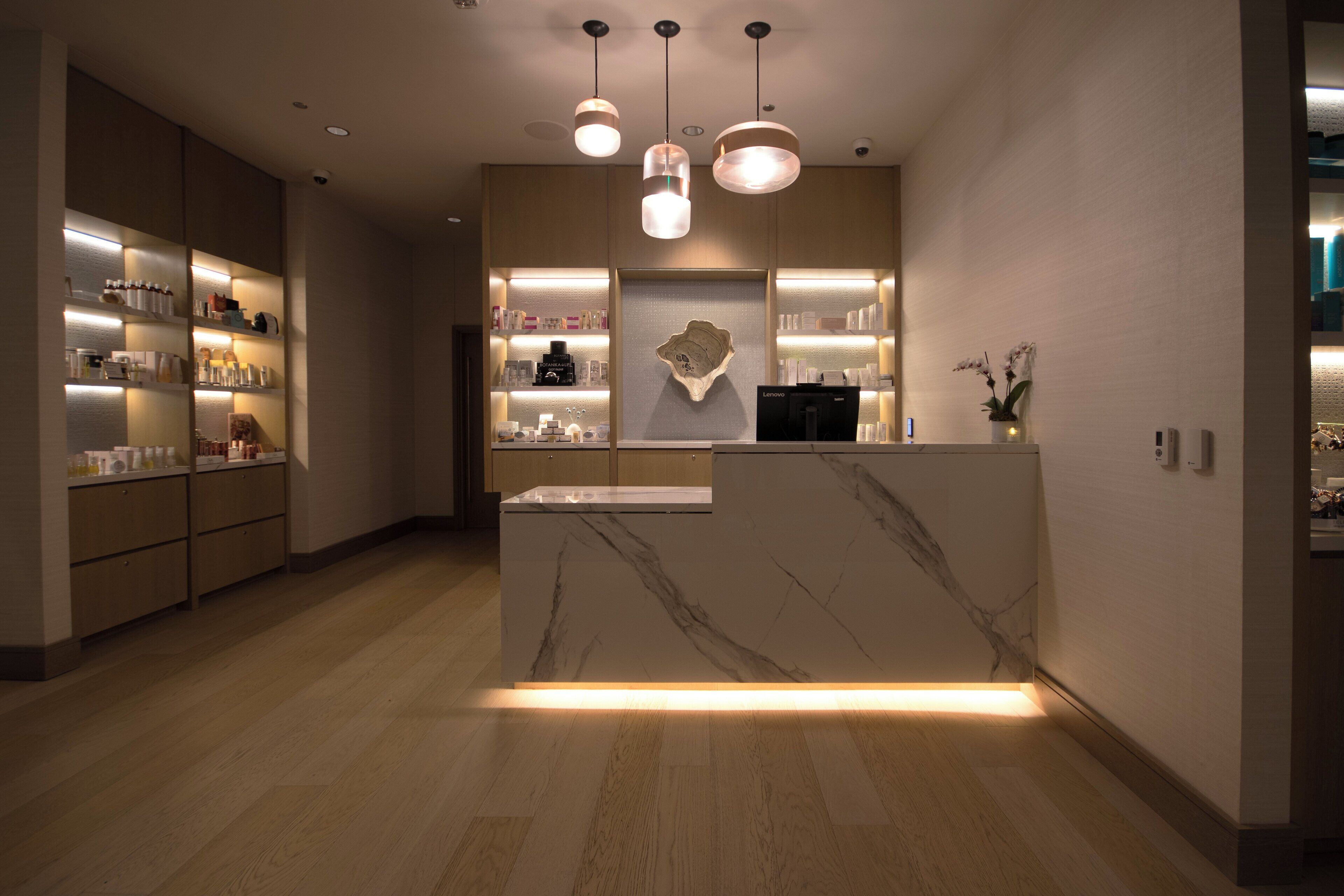 Spa reception