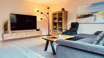 Smart TV, books, video library