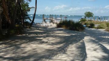 Sun loungers, beach towels