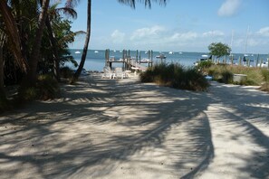 Sun-loungers, beach towels