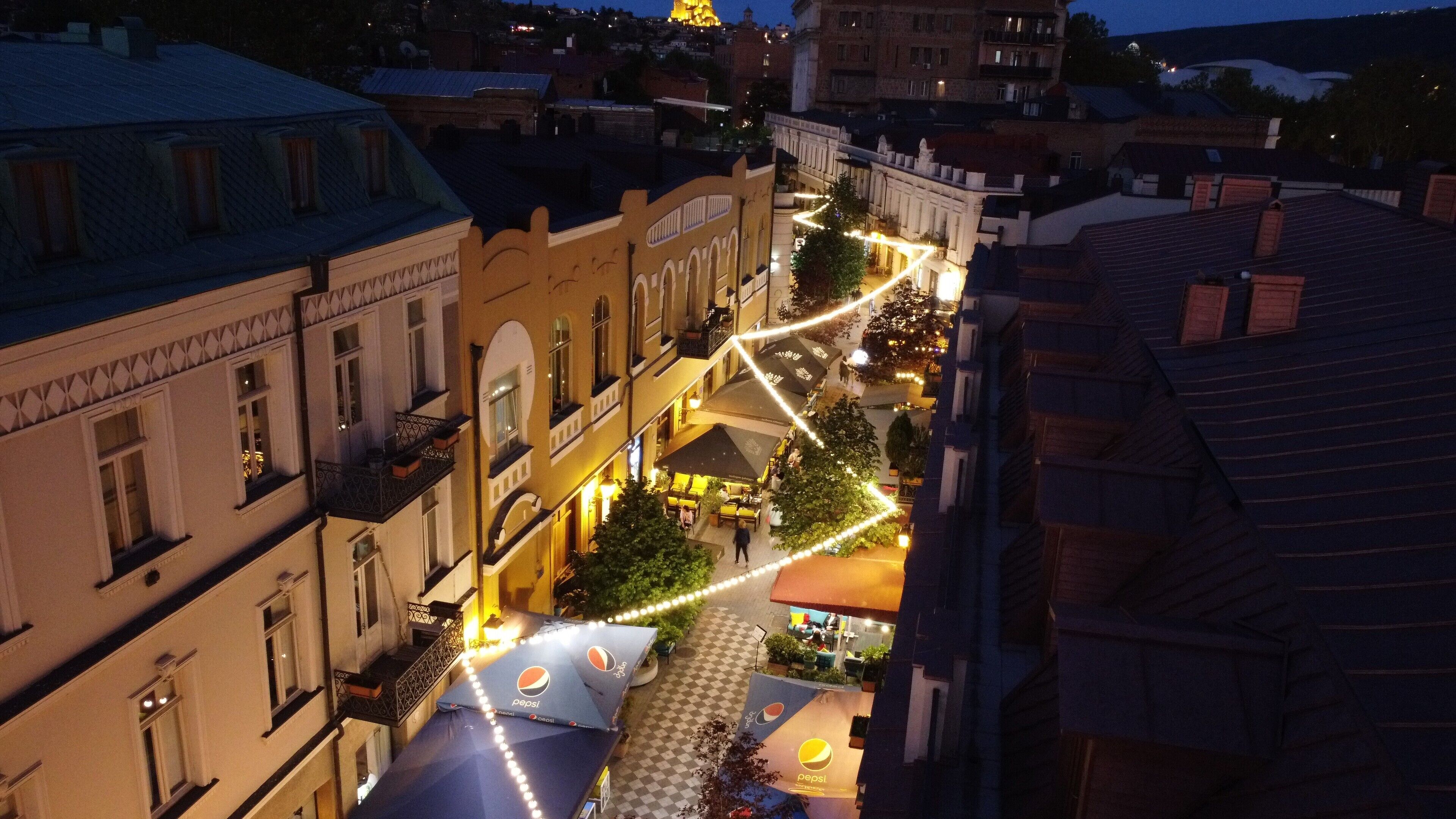 Front of property – evening/night